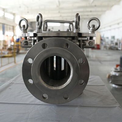 밀폐형 시스템용 밀봉성이 우수한 소형 고효율 파이프라인형 철 제거기